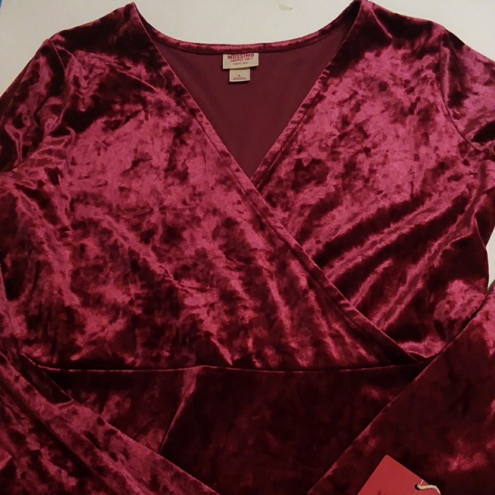 Crushed velvet dress, bell sleeves, hippie, boho